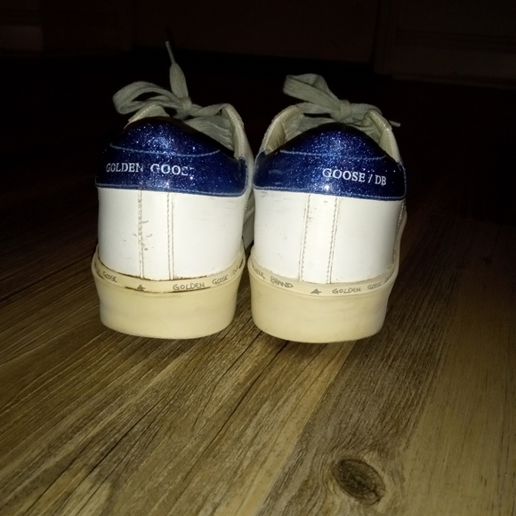 Golden Goose Deluxe White Leather Hi Star Sneakers size 6 - Picture 2 of 2